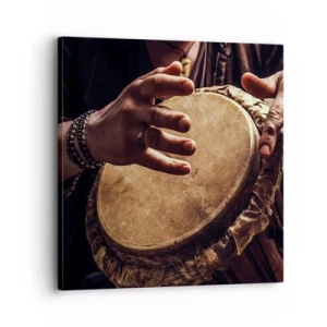 Bild auf Leinwand - Leinwandbild - Im Rhythmus des Herzens - 30x30 cm