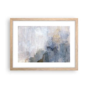 Poster in einem Rahmen aus heller Eiche - Farbtöne und Akkorde - 40x30 cm