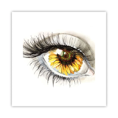 Poster - Ein Look so heiß wie der Sommer - 30x30 cm