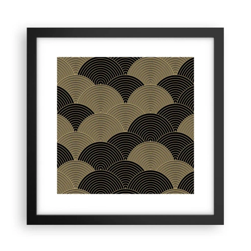 Poster in einem schwarzem Rahmen - Einheit in der Vielfalt - 30x30 cm