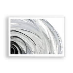 Poster in einem weißen Rahmen - Orbitale Komposition - 100x70 cm