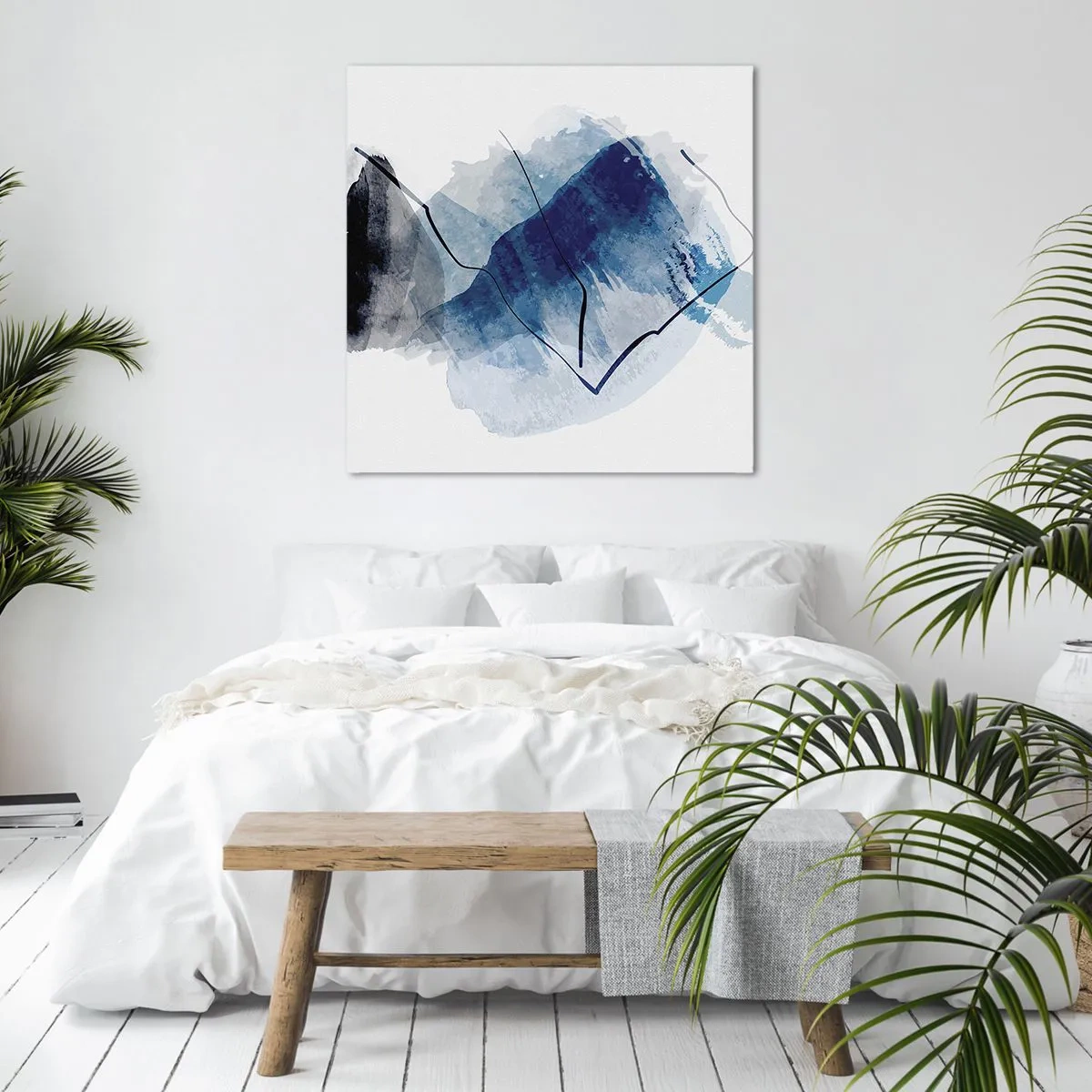 Bild auf Leinwand - Leinwandbild - Eisberg - 30x30 cm