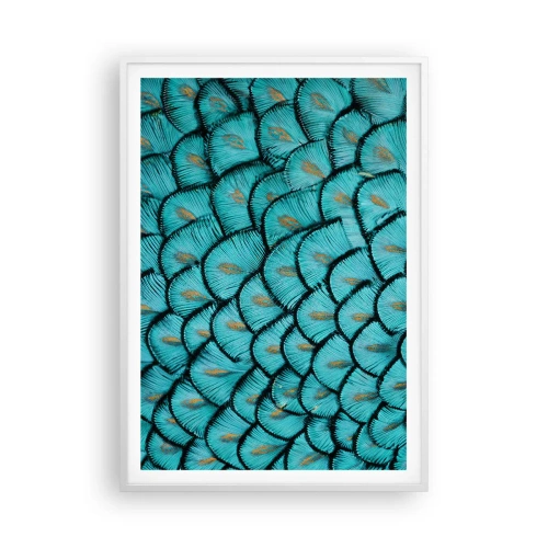 Poster in einem weißen Rahmen - Große Federgala - 70x100 cm