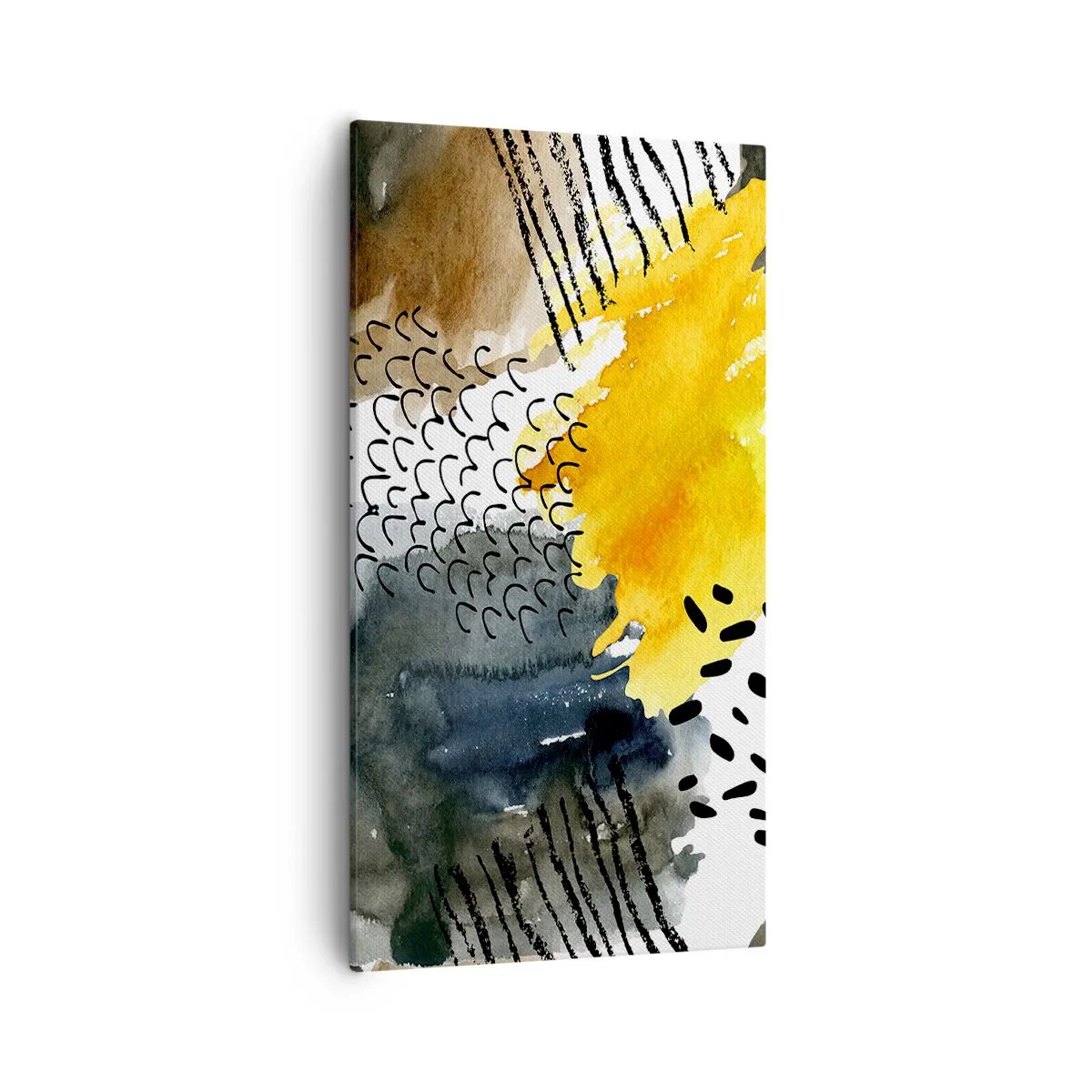 Bild auf Leinwand - Leinwandbild - Ein Treffen der Elemente der Natur - 55x100 cm