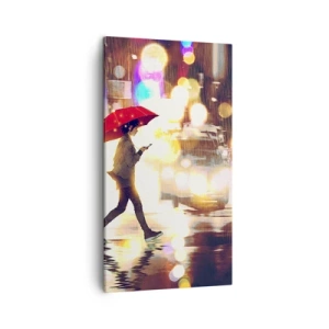 Bild auf Leinwand - Leinwandbild - Und doch sonnig - 45x80 cm