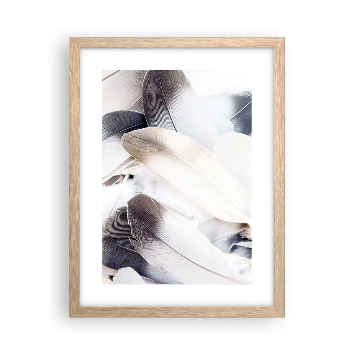 Poster in einem Rahmen aus heller Eiche - Fast engelhaft - 30x40 cm