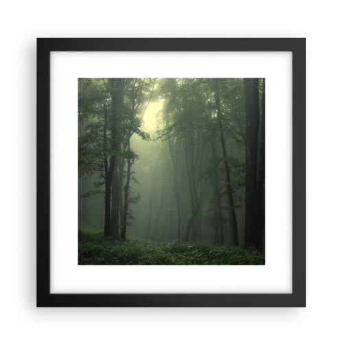 Poster in einem schwarzem Rahmen - Bevor er aufwacht - 30x30 cm