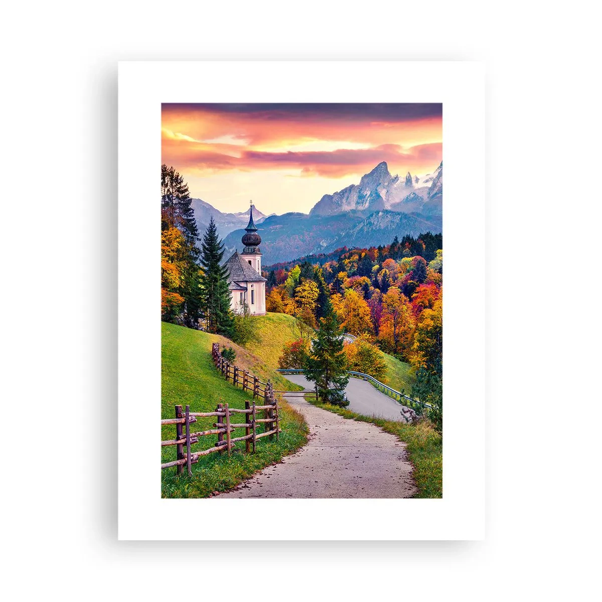 Poster - Landschaftsartige Malerei - 30x40 cm
