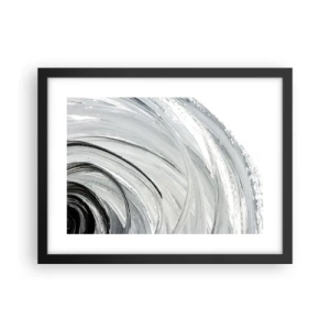 Poster in einem schwarzem Rahmen - Orbitale Komposition - 40x30 cm