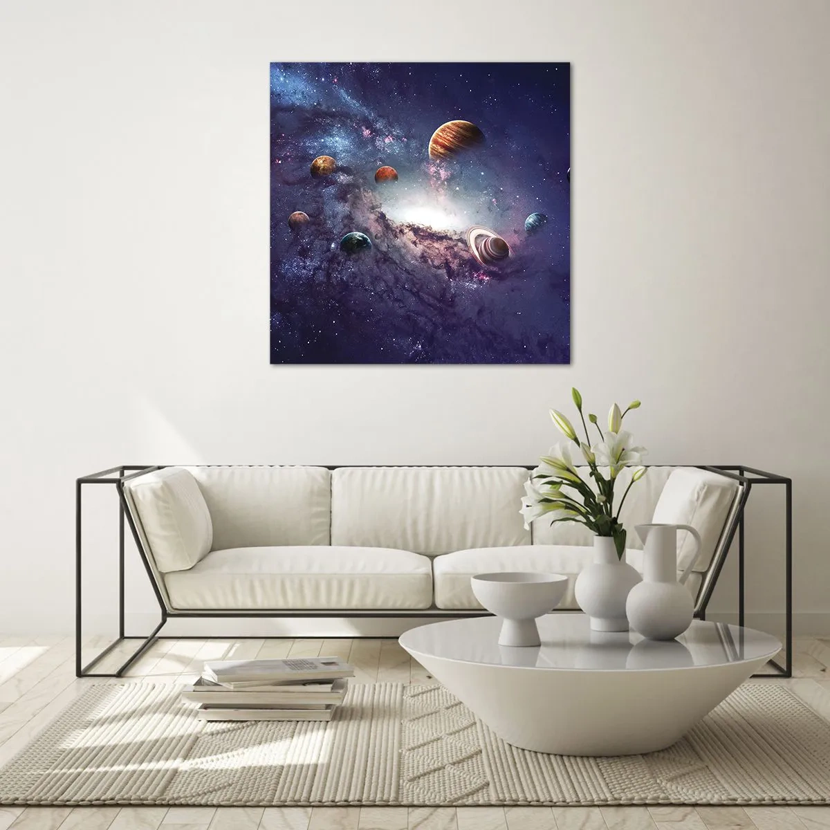 Glasbild - Bild auf glas - Solar-Tanz-System - 30x30 cm