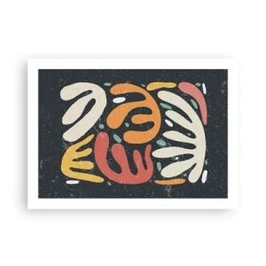 Poster - Komposition – Ich erwische dich gleich - 70x50 cm