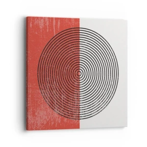 Bild auf Leinwand - Leinwandbild - Auf den Punkt gebracht - 40x40 cm