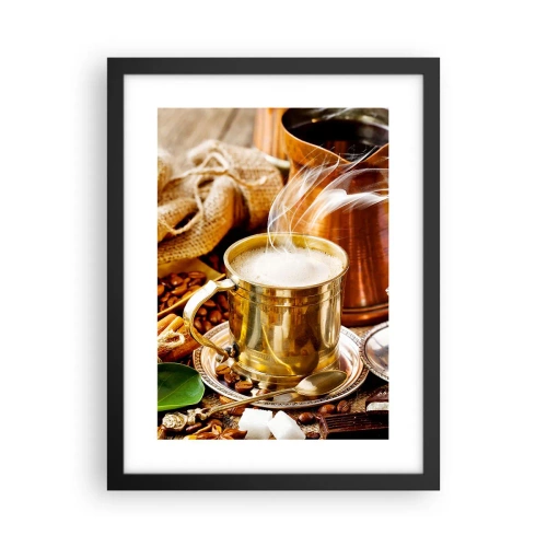 Poster in einem schwarzem Rahmen - Schönen Tag noch! - 30x40 cm