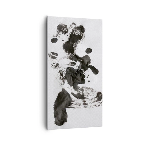 Bild auf Leinwand - Leinwandbild - Obwohl das Wahnsinn ist, steckt darin eine Methode? - 55x100 cm