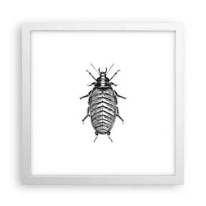 Poster in einem weißen Rahmen - Was für ein Exemplar! - 30x30 cm