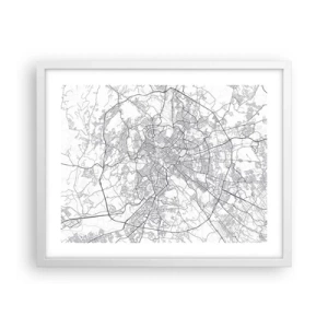 Poster in einem weißen Rahmen - Römischer Kreis - 50x40 cm