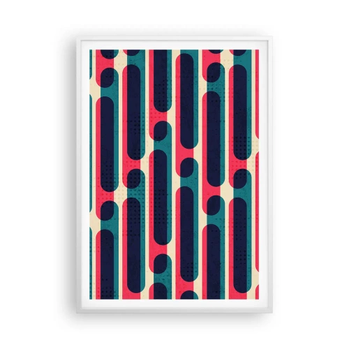 Poster in einem weißen Rahmen - In die Tiefe und vorwärts - 70x100 cm