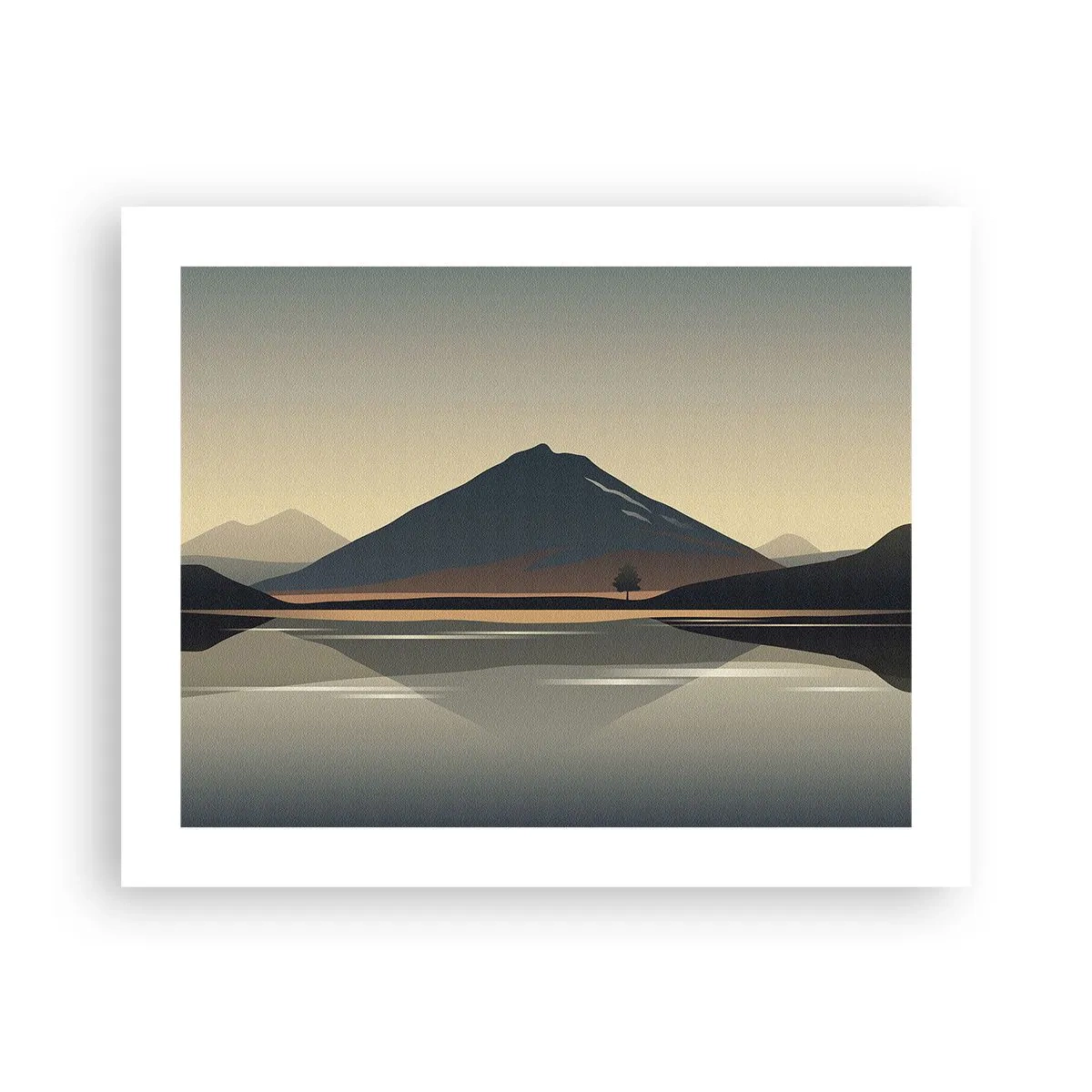 Poster - Spiegelreflexion - 50x40 cm