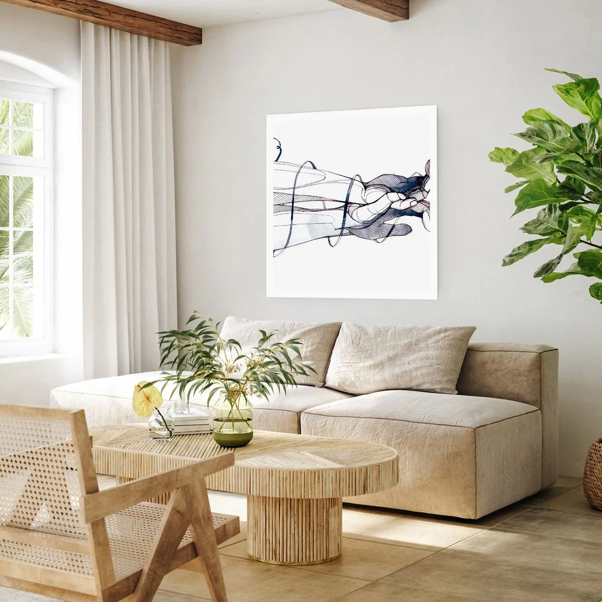 Poster - Touch-Studie - 40x40 cm