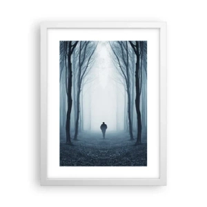 Poster in einem weißen Rahmen - Alles einfach und übersichtlich - 30x40 cm