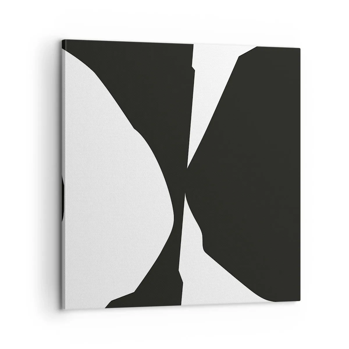 Bild auf Leinwand - Leinwandbild - Positiv negativ - 60x60 cm