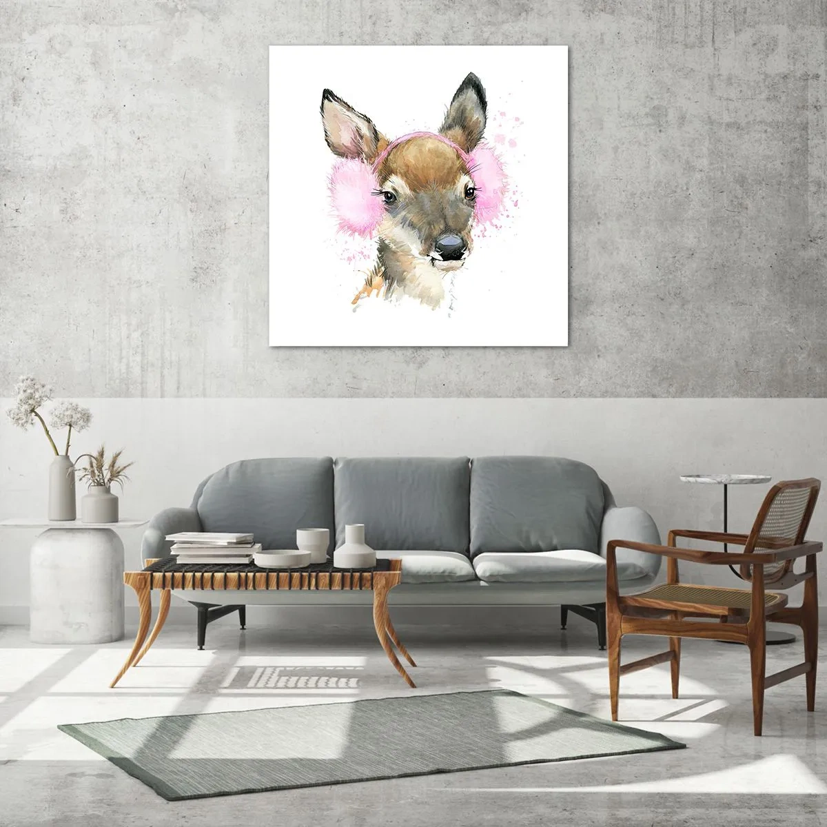 Glasbild - Bild auf glas - Und der Frost ist nicht mehr schrecklich - 50x50 cm