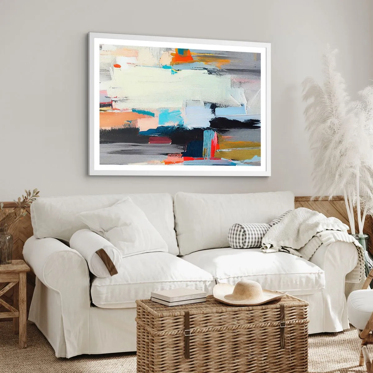 Poster in einem weißen Rahmen - Gibt es eine Methode? - 100x70 cm