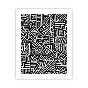 Poster - Präkolumbianische Komposition - 40x50 cm