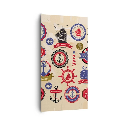 Bild auf Leinwand - Leinwandbild - Segelbruderschaft - 65x120 cm