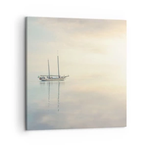 Bild auf Leinwand - Leinwandbild - Im Meer der Stille - 50x50 cm