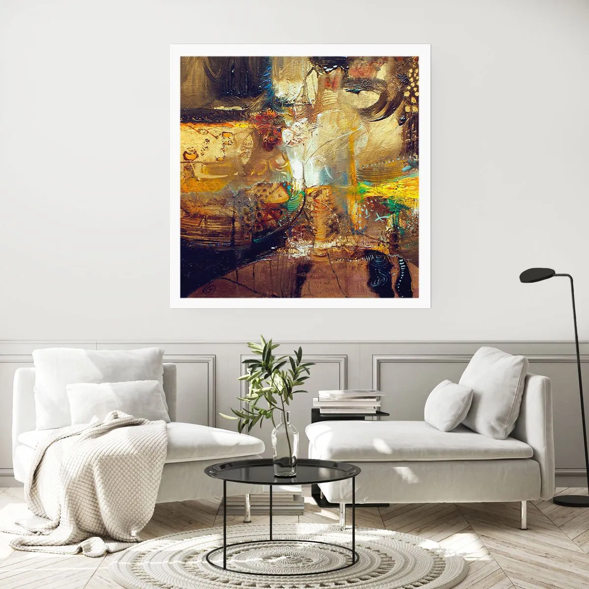 Poster - Kalt, wärmer, heiß - 30x30 cm