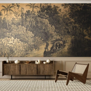 Fototapete Standard Eco - Expedition zur Quelle - Dschungel, Amazonien, Tropen - 300x210 cm