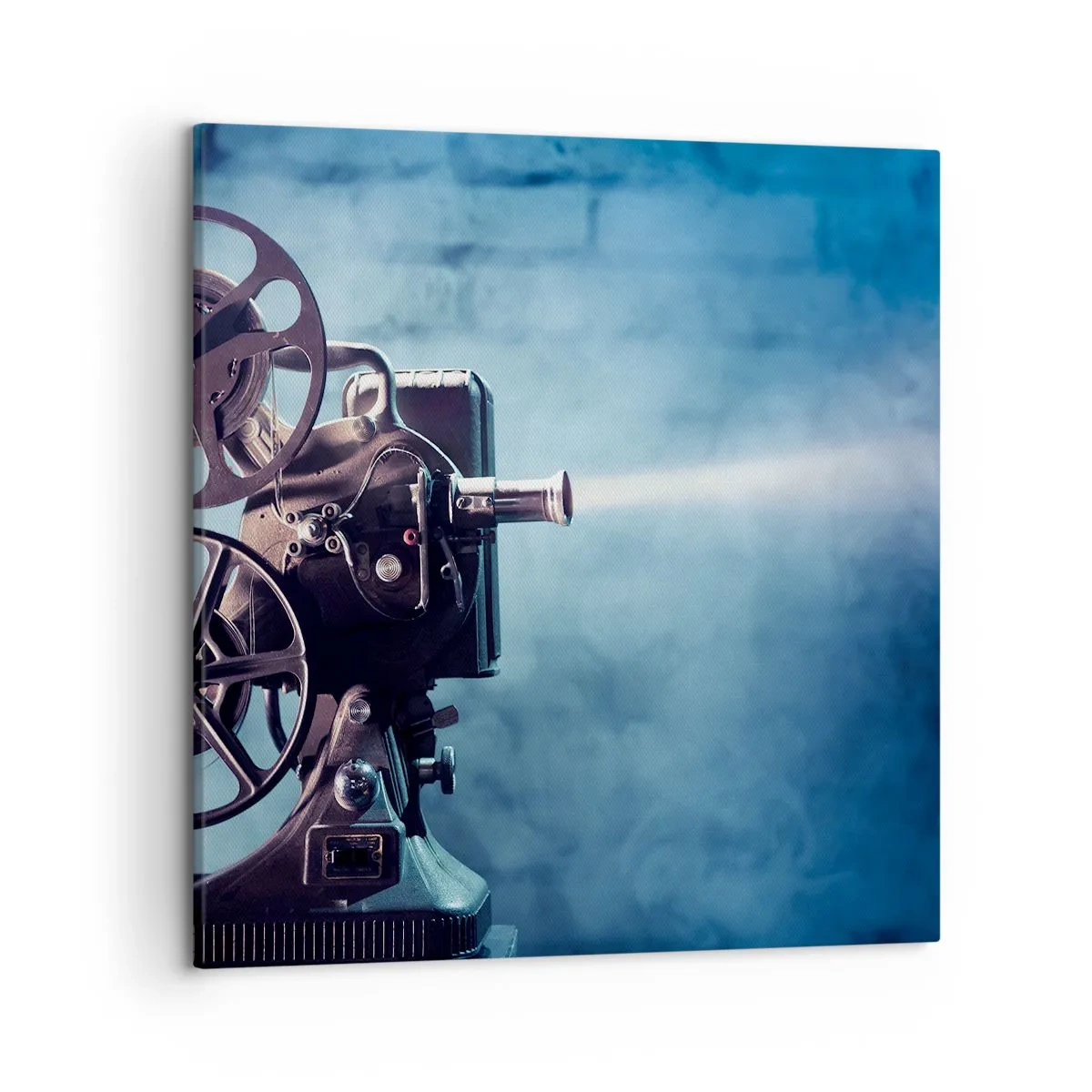 Bild auf Leinwand - Leinwandbild - Im alten Kino - 50x50 cm
