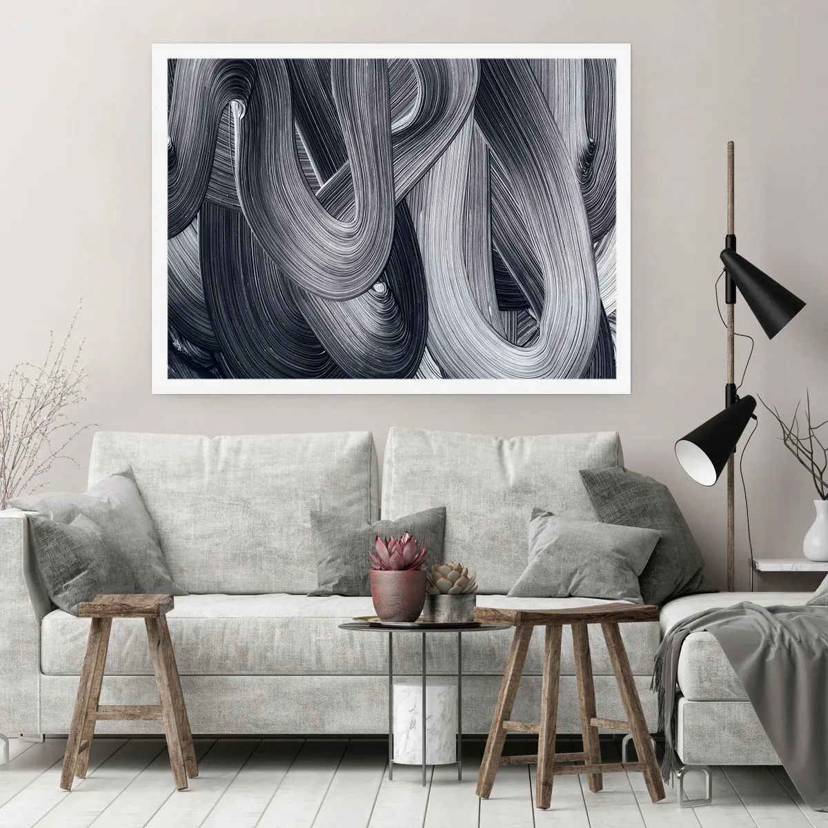 Poster - Die Fließfähigkeit der Realität - 50x40 cm