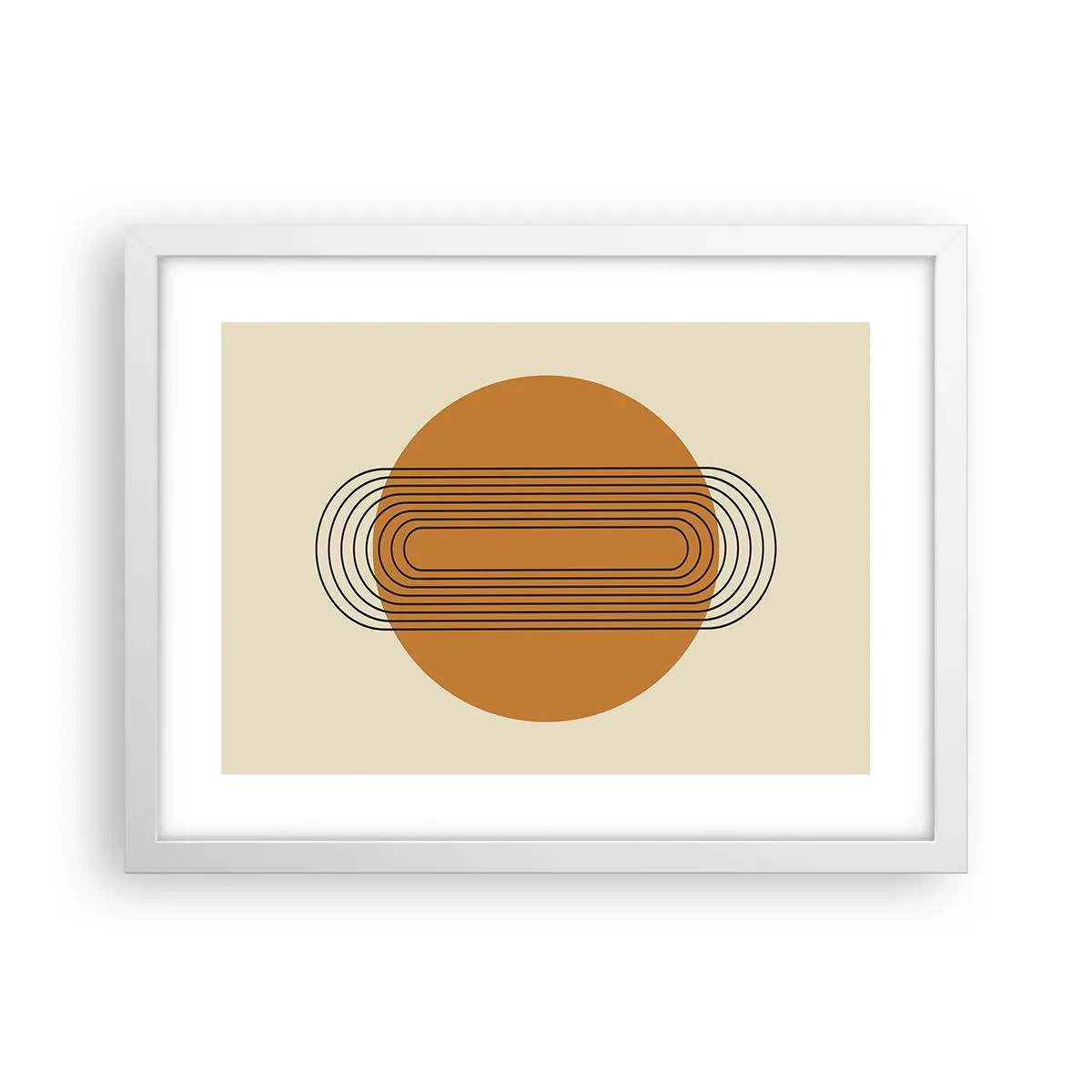 Poster in einem weißen Rahmen - Perfekter Plan - 40x30 cm