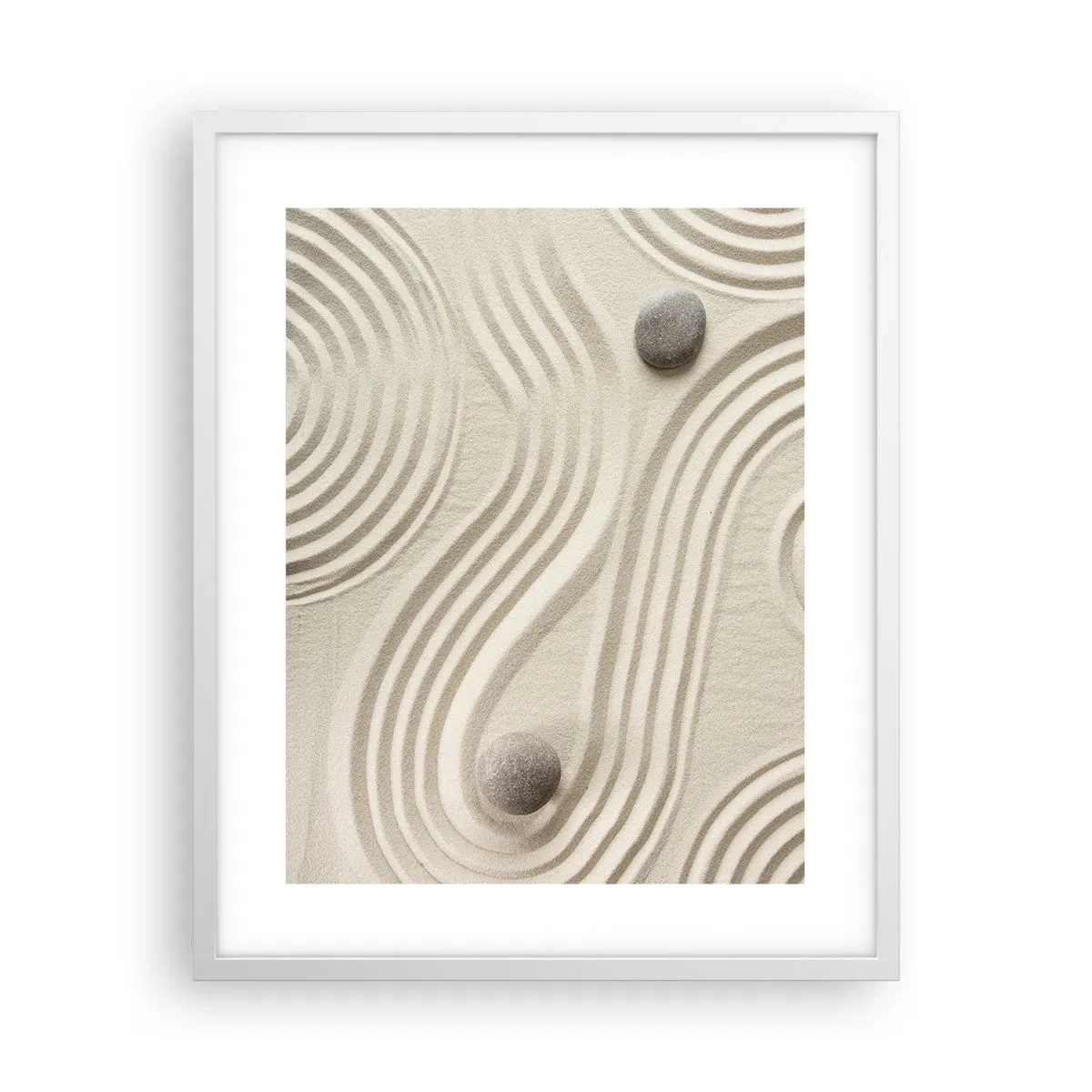 Poster in einem weißen Rahmen - Ein Hauch von Wärme - 40x50 cm