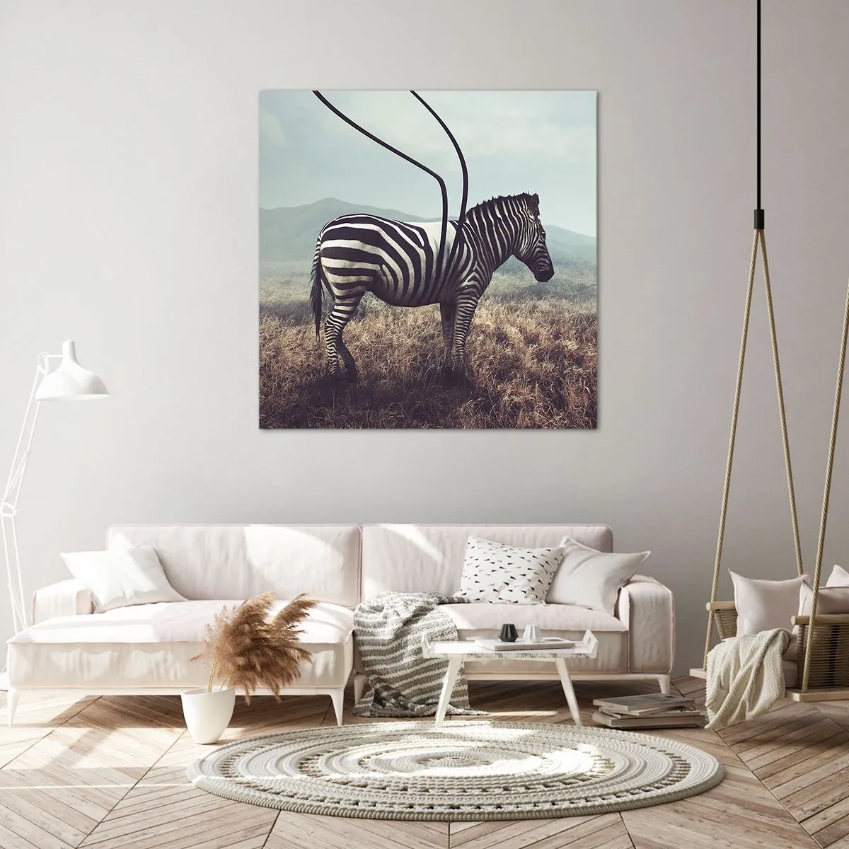 Bild auf Leinwand - Leinwandbild - Achtung! Fehler - 40x40 cm