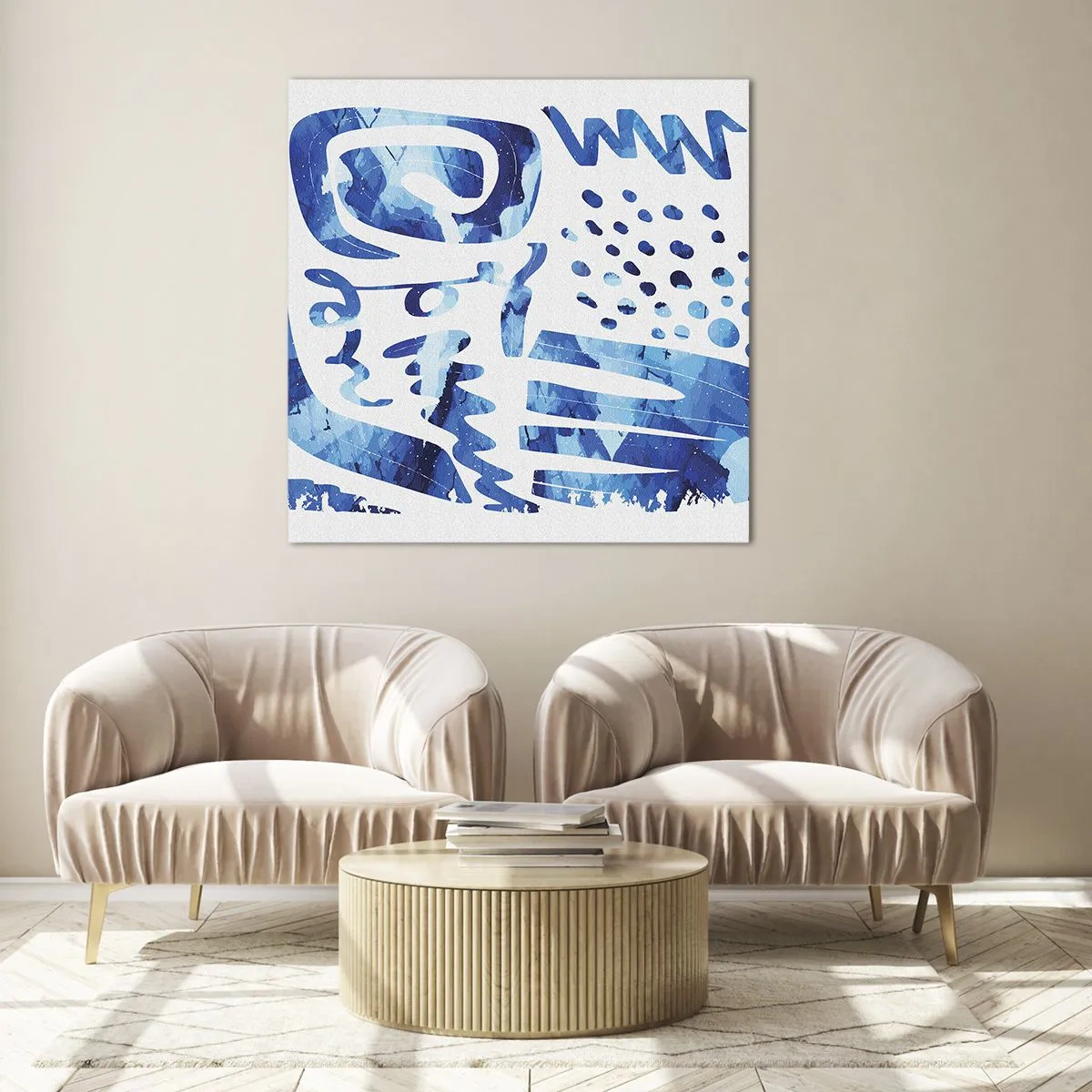 Glasbild - Bild auf glas - Zurück zu den Wurzeln - 70x70 cm