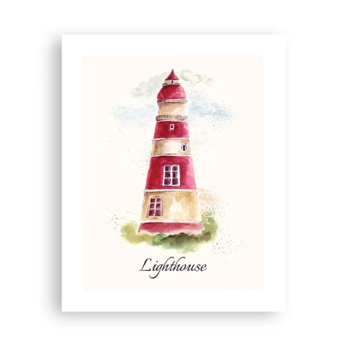 Poster - Das Wetter ringsum ist immer gut - 40x50 cm