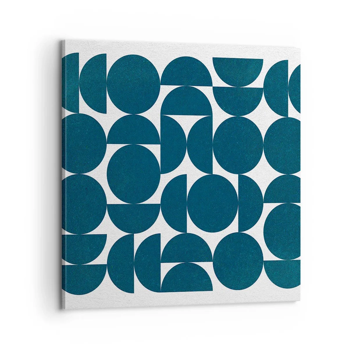 Bild auf Leinwand - Leinwandbild - Kreise und Halbkreise - 60x60 cm