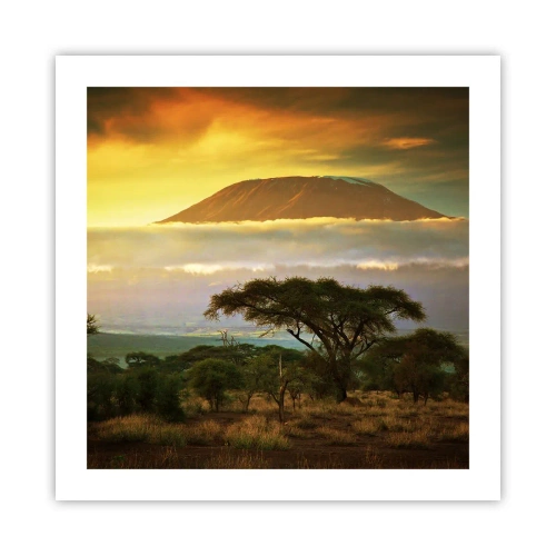 Poster - Ein Reisetraum - 50x50 cm