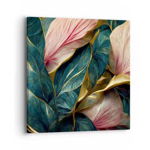 Bild auf Leinwand - Leinwandbild - Natürliche Eleganz und Stil - 40x40 cm