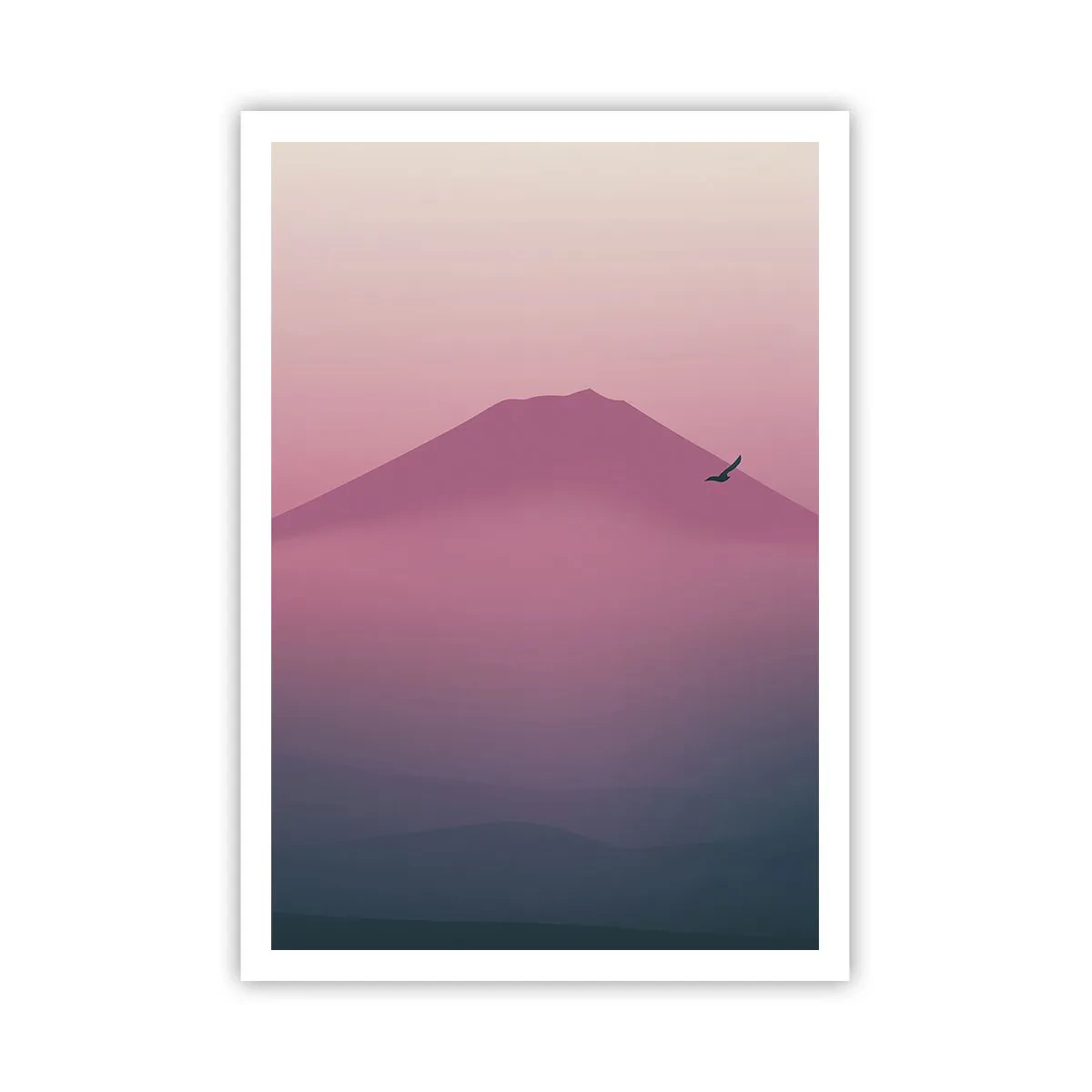 Poster - Wanderer über den Wolken - 70x100 cm