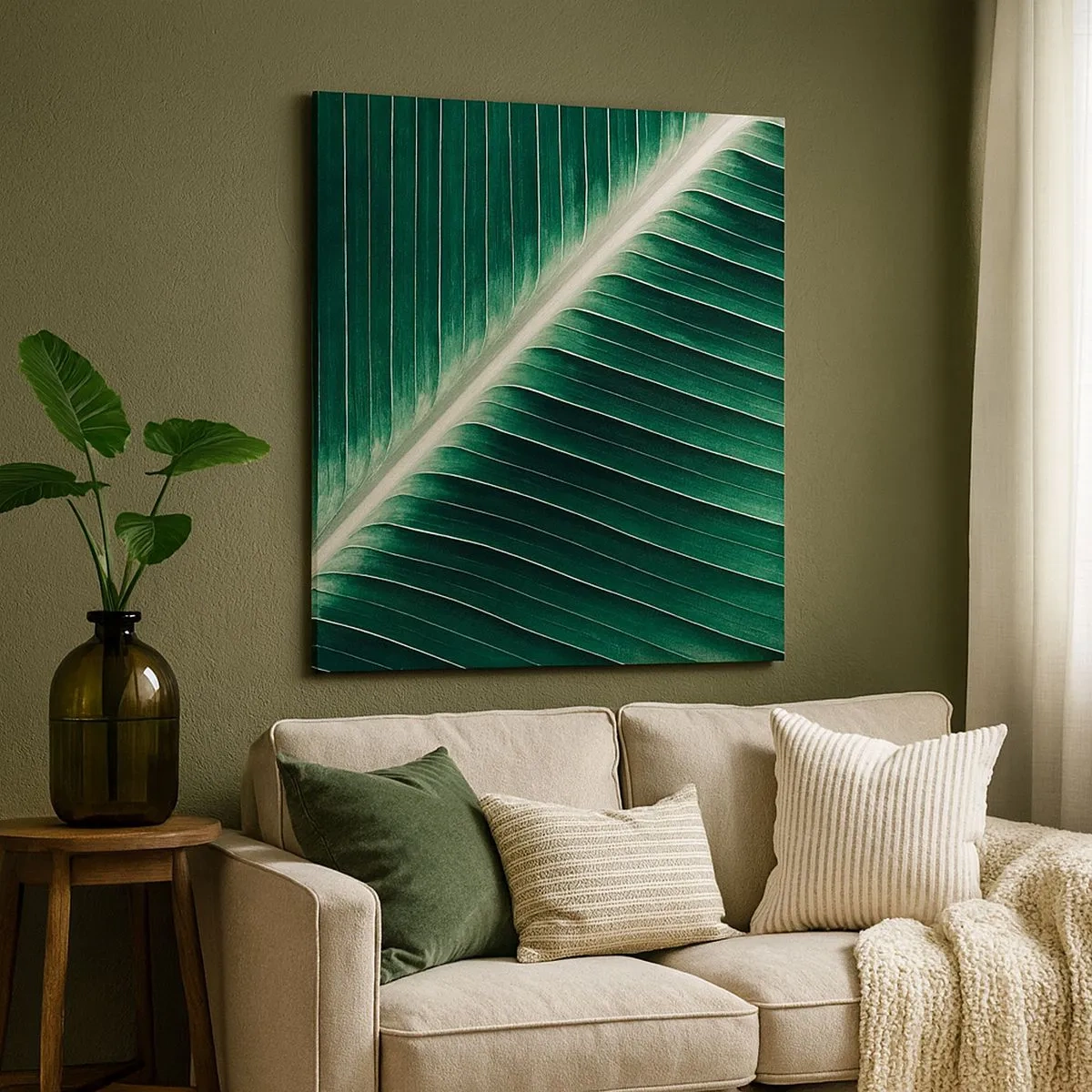 Bild auf Leinwand - Leinwandbild - Rhythmus der Natur - 30x30 cm