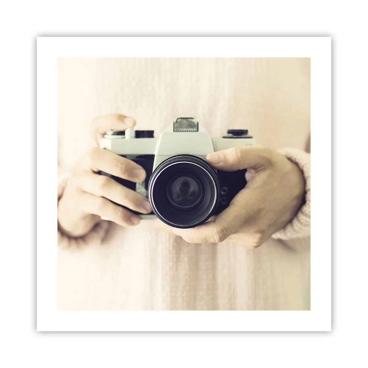 Poster - Um mehr zu sehen ... - 50x50 cm