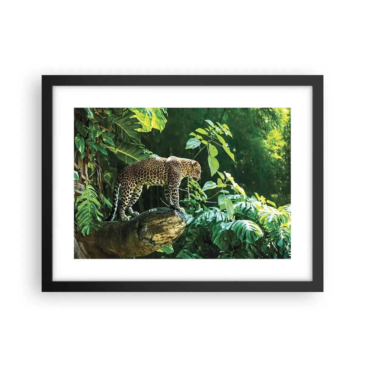 Poster in einem schwarzem Rahmen - Auf die Jagd? - 40x30 cm