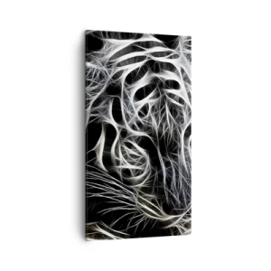 Bild auf Leinwand - Leinwandbild - Eine Studie über die Leichtigkeit der Katze - 45x80 cm