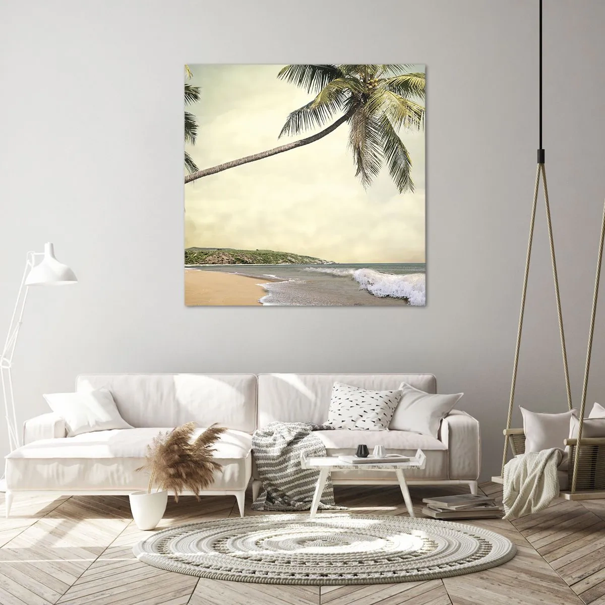 Bild auf Leinwand - Leinwandbild - Tropischer Traum - 30x30 cm