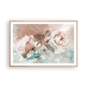 Poster in einem Rahmen aus heller Eiche - Geist der Romantik - 91x61 cm