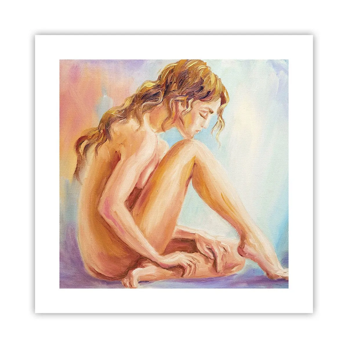 Poster - Akt der Jugend - 40x40 cm